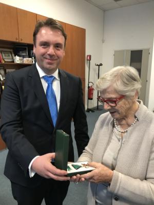 Anna Rossi Illy trieszti magyar tb. konzullal